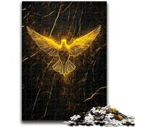 1000 Piece Jigsaw Puzzles for Teenagers Gifts Golden Dove of Peace Puzzles for Adults,Learning Educational Toys Family Games Gifts for Friends And Family (50x75cm)