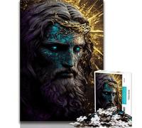 1000 Piece Jigsaw Puzzles for Teenagers Gifts Golden Fantasy Jesus,learning Educational for Is Ideal As A Gift for The Whole Family (75x50cm)