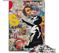 1000 Piece Jigsaw Puzzles for Teenagers Gifts Graffiti Girl, Analysis And Logic with Fully Interlocking Randomly Shaped Pieces for And Age 14 Years Up (Size50x75cm)