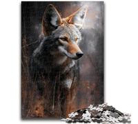 1000 Piece Jigsaw Puzzles for Teenagers Gifts Gray Wolf 1000 Piece Puzzle,Educational Games Home Decoration Suitable for Desktop Decoration (50x75cm)