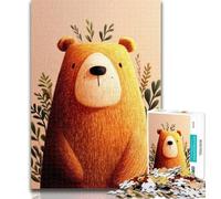 1000 Piece Jigsaw Puzzles for Teenagers Gifts Happy Bear Puzzles for Adults,Learning Educational Toys Family Games Gifts for Friends And Family 50x75cm
