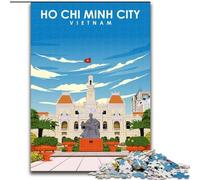 1000 Piece Jigsaw Puzzles for Teenagers Gifts Ho Chi Minh City Vietnam,Learning Educational Toys Family Games Educational Game for Birthday,Chrismas 50x75cm