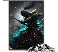 1000 Piece Jigsaw Puzzles for Teenagers Gifts Japanese Neon Ninja, Suitable for Ages 14 And Up Home Educational Games DIY Toys Artwork Gift (Size 50x75cm)