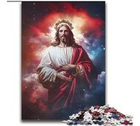 1000 Piece Jigsaw Puzzles for Teenagers Gifts Jesus Art,Toys Educational Games Stress Relieving Enhance Love between Couples 38x52cm