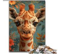 1000 Piece Jigsaw Puzzles for Teenagers Gifts Jungle Giraffe, Elephant Toy Intellectual Game Birthday Present, Gifts, Wall Art for Ages 14+ (Size 50x75cm)