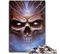 1000 Piece Jigsaw Puzzles for Teenagers Gifts Lightning Skeleton Learning Educational Toys Family Games Gifts for Friends And Family 50x75cm
