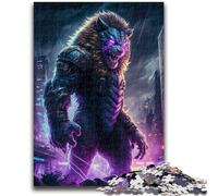 1000 Piece Jigsaw Puzzles for Teenagers Gifts Lion Human Family Fun for Is Ideal As A Gift for The Whole Family for And Age 14 Years Up 50x75cm