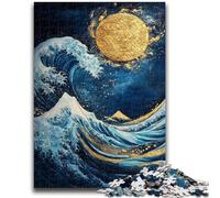 1000 Piece Jigsaw Puzzles for Teenagers Gifts Magical Waves Adult Puzzles,Educational Games Home Decoration Suitable for Desktop Decoration (50x75cm)