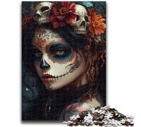 1000 Piece Jigsaw Puzzles for Teenagers Gifts Mexican Skull Girls Educational Family Game Wall Decoration Unique Birthday And Xmas Gifts 50x75cm