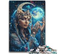 1000 Piece Jigsaw Puzzles for Teenagers Gifts Moon Goddess Adult Puzzles,Educational Games Home Decoration Suitable for Desktop Decoration (50x75cm)