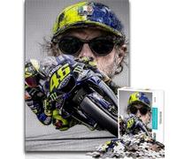 1000 Piece Jigsaw Puzzles for Teenagers Gifts Motorcycle Racer Teenager Puzzles,Educational Games Home Decoration Suitable for Desktop Decoration 38x26cm