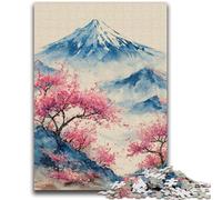 1000 Piece Jigsaw Puzzles for Teenagers Gifts Mount Fuji for Age 14+ Challenging To Complete But Fun And Humorous Great Gifts And Toys 26X38CM