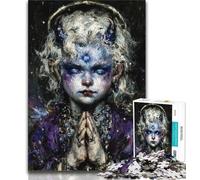 1000 Piece Jigsaw Puzzles for Teenagers Gifts Mysterious Elf Girl 1000 Piece Puzzle,Unique Birthday And Gifts for And Age 14 Years Up 38x26cm