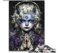 1000 Piece Jigsaw Puzzles for Teenagers Gifts Mysterious Elf Girl,for Educational Game Challenge Toy Deal As Gifts for The Whole Family 38x26cm