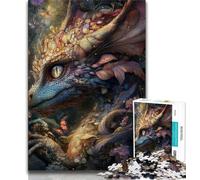 1000 Piece Jigsaw Puzzles for Teenagers Gifts Mysterious Flying Dragon Teenager Jigsaw,Relax Games Is Ideal As A Gift for The Whole Family (size 75x50cm)