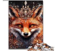 1000 Piece Jigsaw Puzzles for Teenagers Gifts Mysterious Fox,Educational Games Home Decoration Unique Home Decor And Gifts 38x26cm