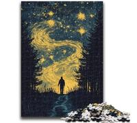 1000 Piece Jigsaw Puzzles for Teenagers Gifts Night Sky Traveler Learning Educational Toys Fun at Home Activities, Birthday Present,Travel Gifts 26x38cm