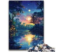 1000 Piece Jigsaw Puzzles for Teenagers Gifts Night View Educational Family Game Wall Decoration Unique Birthday And Xmas Gifts 50x75cm