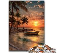 1000 Piece Jigsaw Puzzles for Teenagers Gifts Ocean View 1000 Piece Puzzle,Staycation Kill Time with Fully Interlocking Randomly Shaped Pieces (38x26cm)