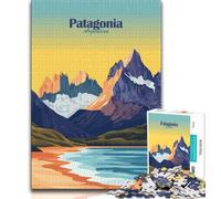 1000 Piece Jigsaw Puzzles for Teenagers Gifts Patagonia Argentina Landscape,Help The Brain Exercise Addictive Toys to Cultivate Patience Wall Decoration (75x50cm)