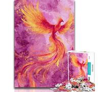 1000 Piece Jigsaw Puzzles for Teenagers Gifts Phoenix,Stress Reliever Staycation Kill Time Parent-child Interaction 75x50cm