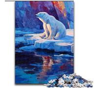 1000 Piece Jigsaw Puzzles for Teenagers Gifts Polar Bears, Decompressing Intellectual Educational Toy Is Ideal As Gifts for The Whole Family (Size 50x75cm)