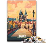 1000 Piece Jigsaw Puzzles for Teenagers Gifts Prague Cityscape Educational Family Game Wall Decoration Unique Birthday And Xmas Gifts (size 38x52cm)