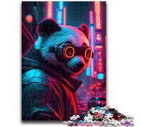 1000 Piece Jigsaw Puzzles for Teenagers Gifts Punk Panda Family Fun for Is Ideal As A Gift for The Whole Family for And Age 14 Years Up 50x75cm
