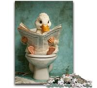1000 Piece Jigsaw Puzzles for Teenagers Gifts Reading Duck, Educational Toys Is Ideal As A Gift for The Whole Family 50X75CM