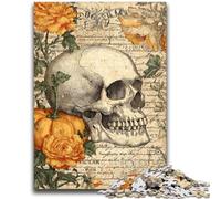 1000 Piece Jigsaw Puzzles for Teenagers Gifts Retro Skull Educational Games Home Decoration for Is Ideal As A Gift for The Whole Family 50x75cm