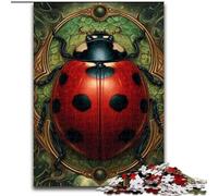 1000 Piece Jigsaw Puzzles for Teenagers Gifts Seven-spotted Ladybug,Help The Brain Exercise Addictive Toys to Cultivate Patience Enhance Memory 50x75cm