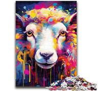 1000 Piece Jigsaw Puzzles for Teenagers Gifts Sheep Teenager Puzzles,Educational Games Home Decoration Suitable for Desktop Decoration (26x38cm)