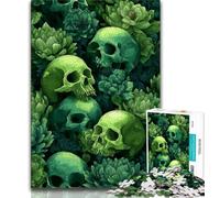1000 Piece Jigsaw Puzzles for Teenagers Gifts Skeleton Plant 1000 Piece Puzzle,Staycation Kill Time with Fully Interlocking Randomly Shaped Pieces 75x50cm