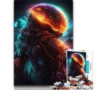 1000 Piece Jigsaw Puzzles for Teenagers Gifts Space Alien I 1000 Pieces for Teenagers,Stress Reliever Difficult Challenge Home Decoration Toys (size 38x26cm)