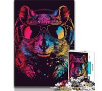 1000 Piece Jigsaw Puzzles for Teenagers Gifts Space Astronaut Squirrel 1000 Pieces for Adults,Toys Educational Games Stress Relieving Unique Birthday And Gifts 26x38cm