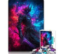 1000 Piece Jigsaw Puzzles for Teenagers Gifts Space Warrior Puzzles,Decompressing Intellectual Educational Toy Perfect Decoration 26x38cm