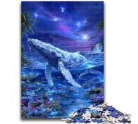 1000 Piece Jigsaw Puzzles for Teenagers Gifts Space Whale Educational Family Game Wall Decoration Unique Birthday And Xmas Gifts 38x26cm