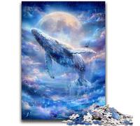 1000 Piece Jigsaw Puzzles for Teenagers Gifts Space Whale Toys Educational Games Stress Relieving Suitable for Desktop Decoration 26x38cm
