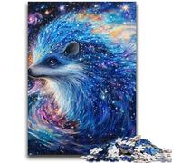 1000 Piece Jigsaw Puzzles for Teenagers Gifts Star Hedgehog 1000 Pieces for Teenagers,Toys Educational Games Stress Relieving Unique Birthday And Gifts (50x75cm)