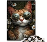 1000 Piece Jigsaw Puzzles for Teenagers Gifts Steampunk Cat Learning Educational Toys Family Games Gifts for Friends And Family 26x38cm