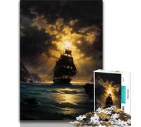 1000 Piece Jigsaw Puzzles for Teenagers Gifts Sunset Landscape,Help The Brain Exercise Addictive Toys to Cultivate Patience Wall Decoration (38x26cm)