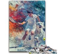 1000 Piece Jigsaw Puzzles for Teenagers Gifts Tennis Players Adult Puzzles,Educational Games Home Decoration Suitable for Desktop Decoration (50x75cm)