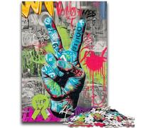 1000 Piece Jigsaw Puzzles for Teenagers Gifts The Yeah Gesture for Age 14+ Intellectual Game Christmas Birthday Gifts 50x75cm