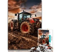 1000 Piece Jigsaw Puzzles for Teenagers Gifts Tractor Implements,Help The Brain Exercise Addictive Toys to Cultivate Patience Wall Decoration 38X26CM