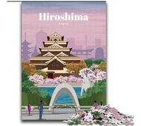1000 Piece Jigsaw Puzzles for Teenagers Gifts Travel to Hiroshima, for 14+ Challenging Game As A Gift for The Whole Family And Friends 75x100cm