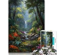 1000 Piece Jigsaw Puzzles for Teenagers Gifts Tropical Rainforest Landscape 1000 Piece Puzzle,Decompressing Intellectual Educational Toy Birthday Gift (size 75x50cm)