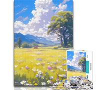 1000 Piece Jigsaw Puzzles for Teenagers Gifts Tulip Fields Teenager Puzzles,Educational Games Wall Decoration Unique Birthday And Xmas Gifts 26x38cm