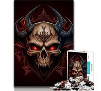 1000 Piece Jigsaw Puzzles for Teenagers Gifts Vampire Skull No Teenager Puzzles,Educational Games Home Decoration Suitable for Desktop Decoration 38x26cm