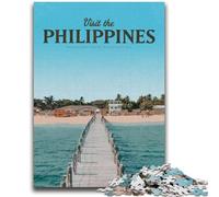 1000 Piece Jigsaw Puzzles for Teenagers Gifts Visit Philippines Family Fun for Is Ideal As A Gift for The Whole Family for And Age 14 Years Up (size 50x75cm)