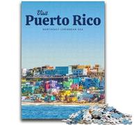 1000 Piece Jigsaw Puzzles for Teenagers Gifts Visit Puerto Rico Family Fun for Is Ideal As A Gift for The Whole Family for And Age 14 Years Up (size 38x52cm)